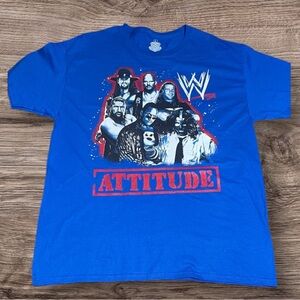 WWE Legends Shirt Blue Size Large